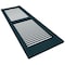Ekena Millwork Mid-America Vinyl, Standard Size Cathedral Top Center Mullion, Open Louver Shutter, 11243166, PR 00011243166 - alternate 10